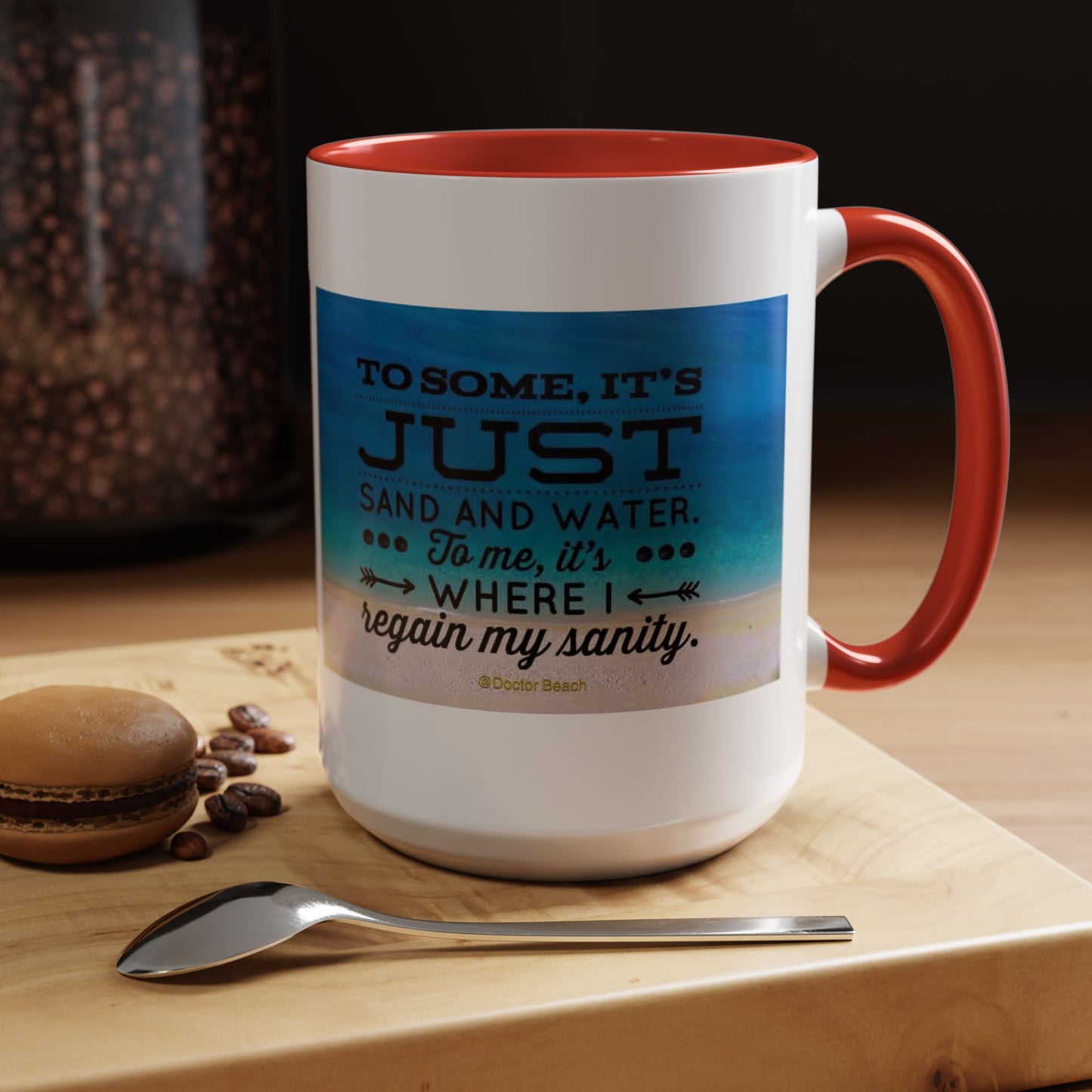 Dr. Beach 2-Tone Coffee Mug