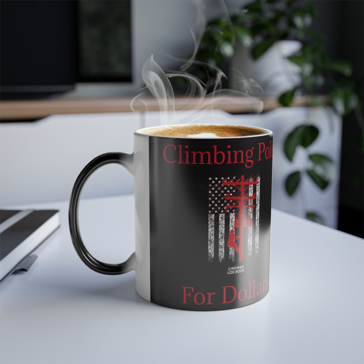 Climbing Poles Color Changing Mug