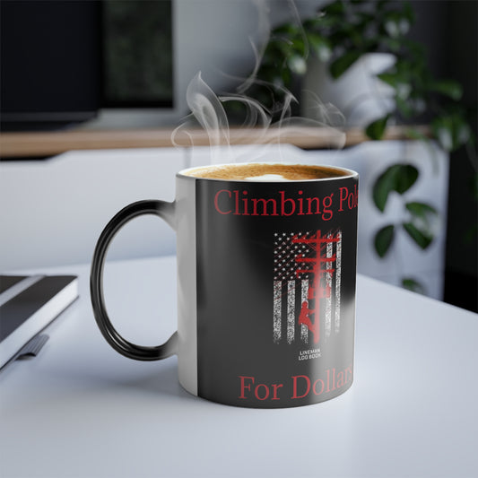 Climbing Poles Color Changing Mug