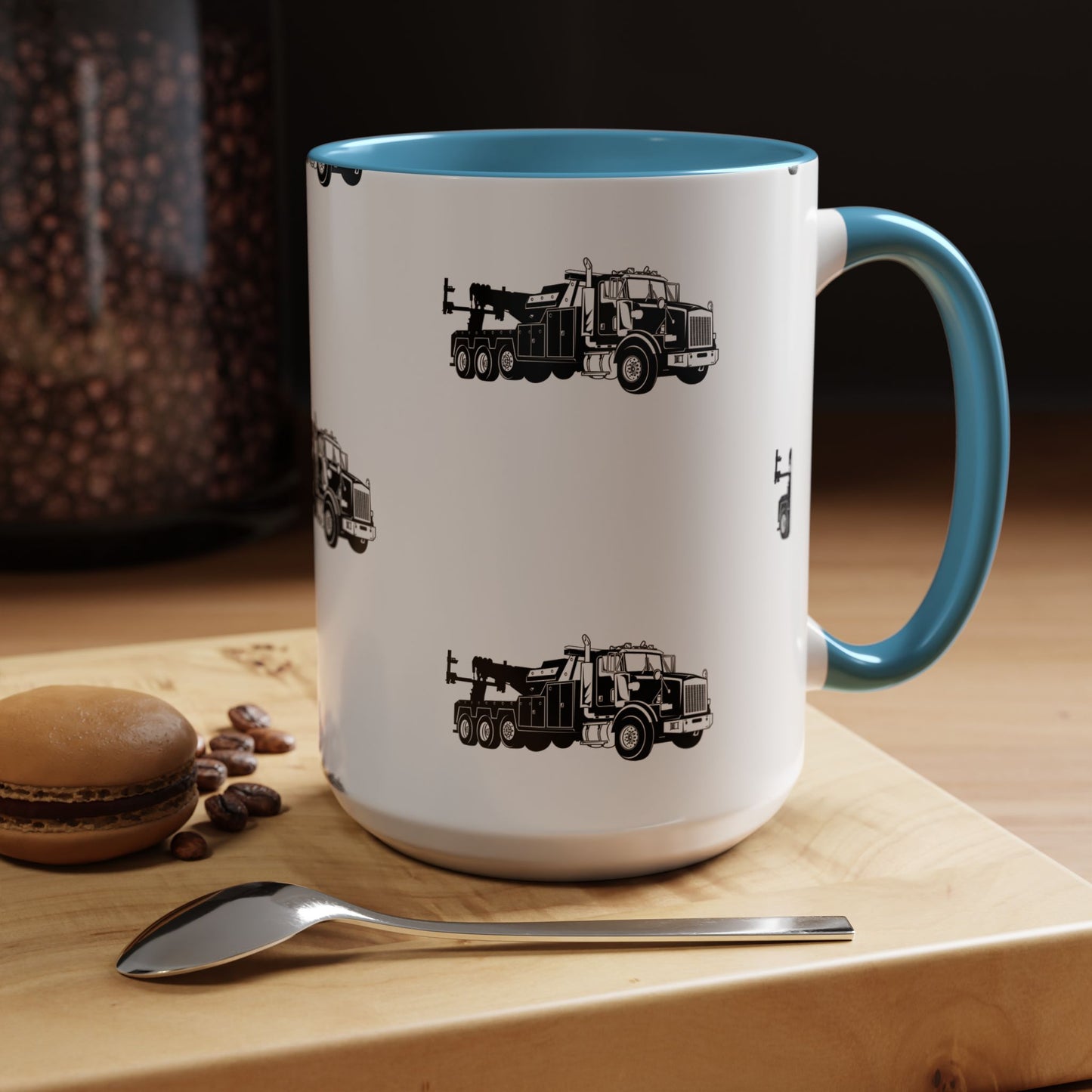 Heavy Tow Truck 2-Tone Coffee Mug