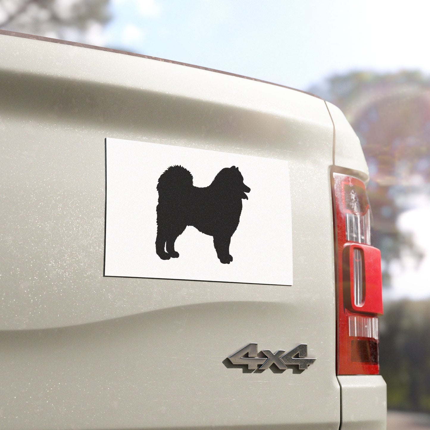 Samoyed Silhouette Indoor/Outdoor Magnet