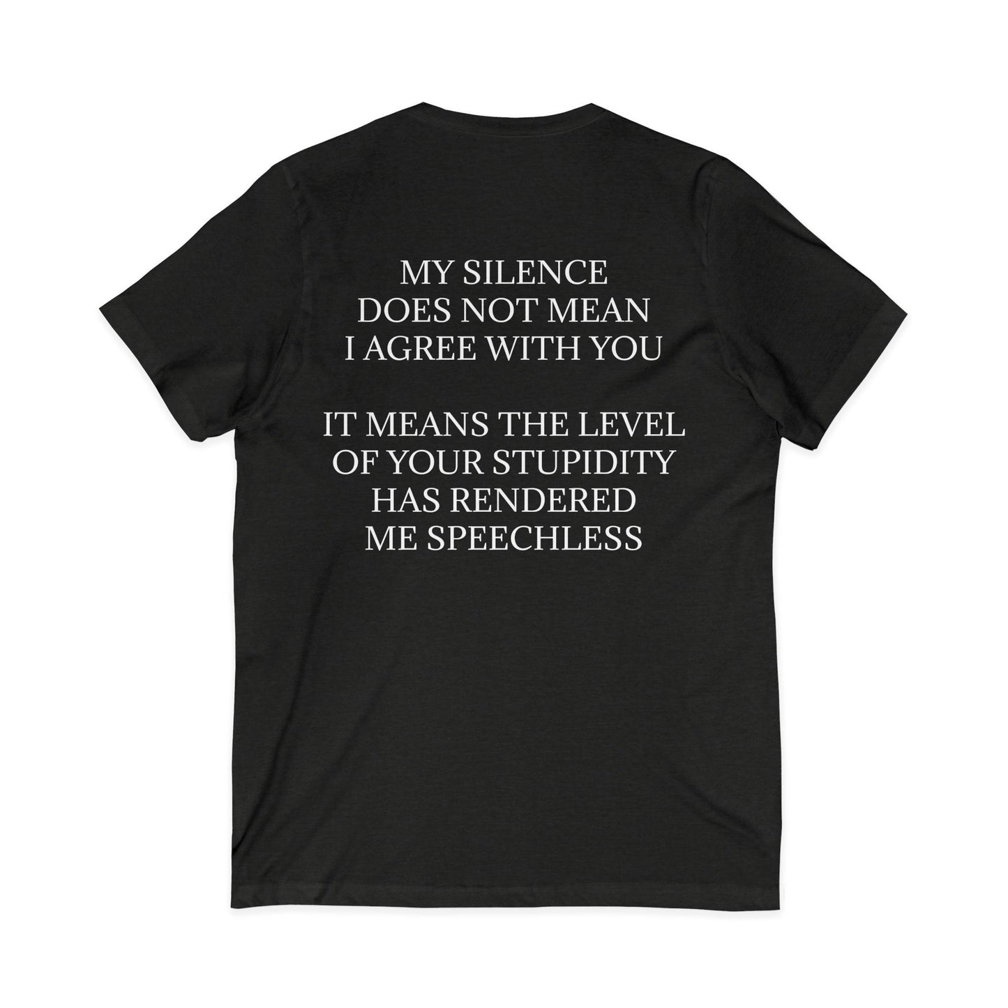 Speechless Unisex Short Sleeve V-Neck Tee