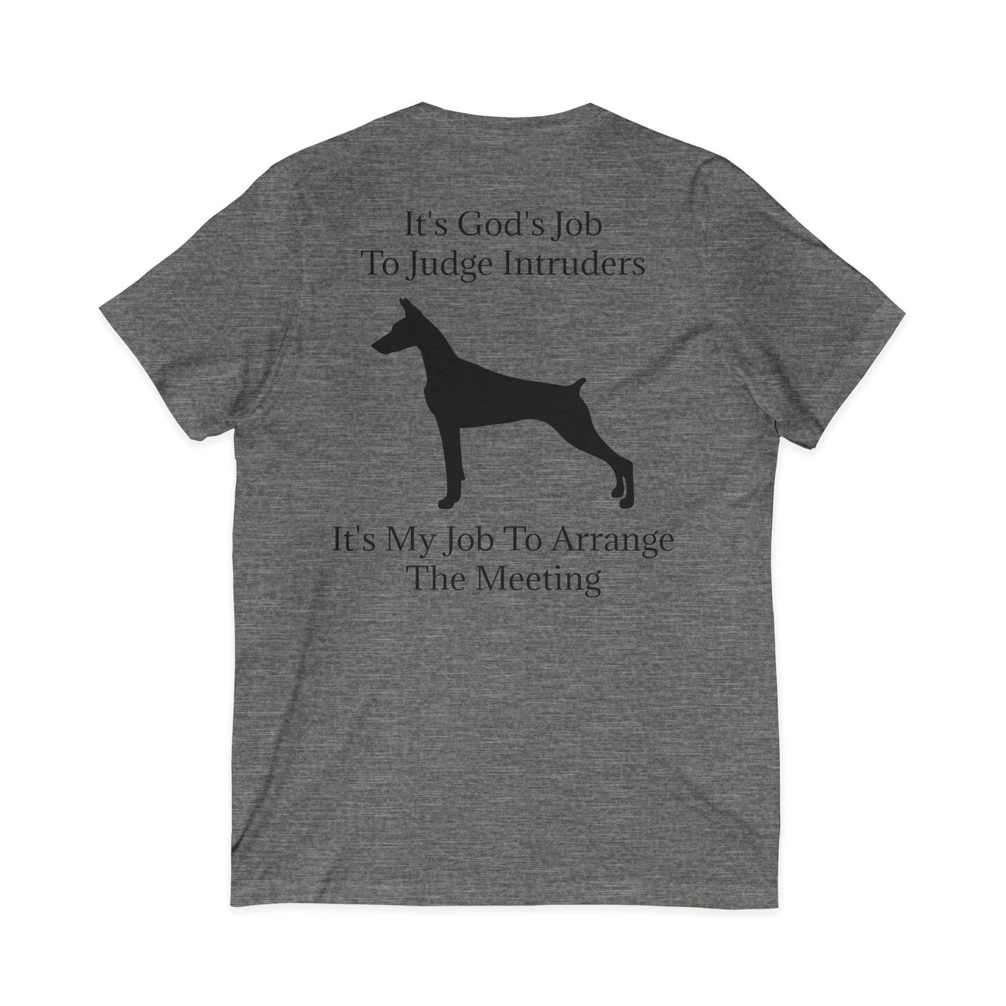 Arrange The Meeting Unisex Short Sleeve V-Neck Tee