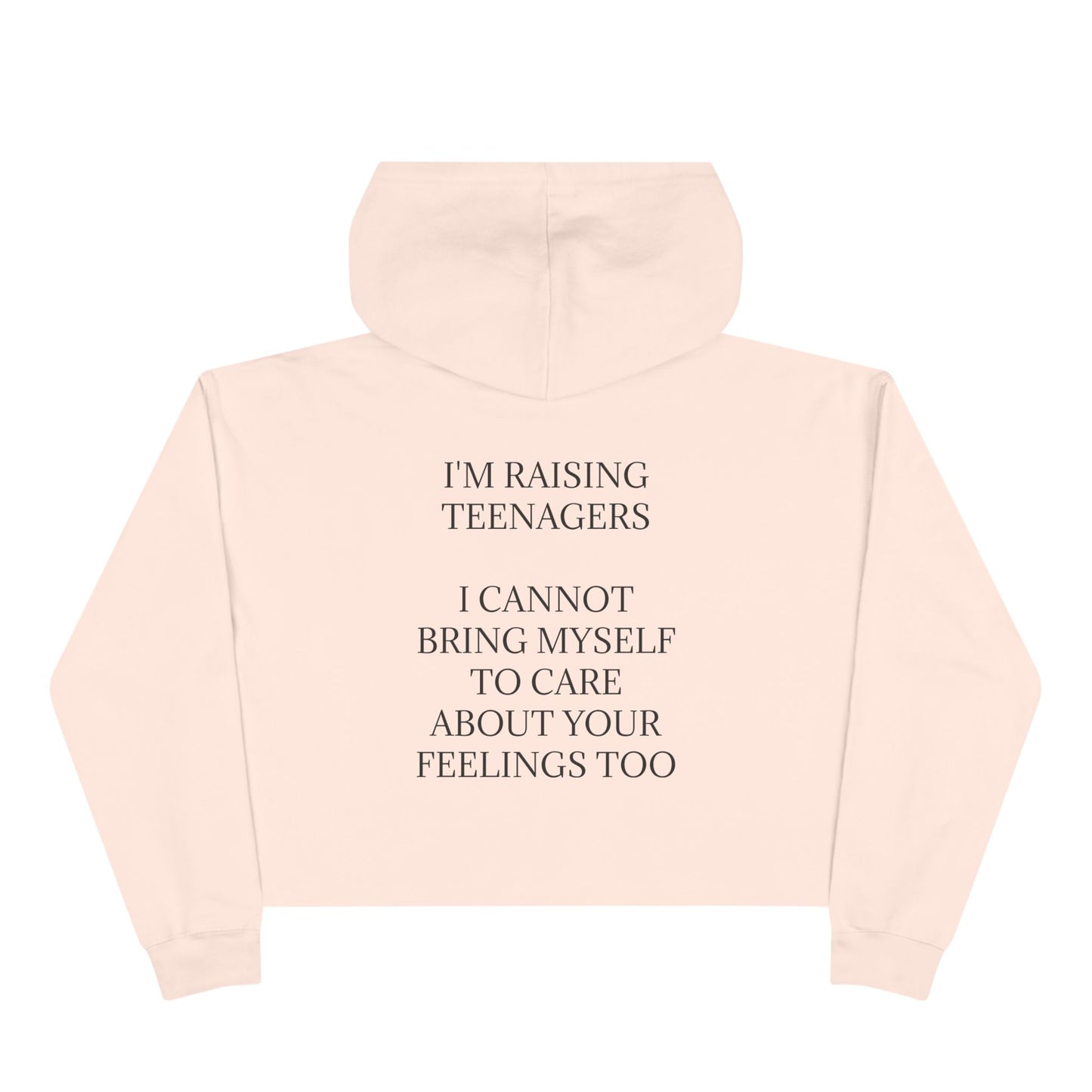 Raising Teenagers Women's Crop Hoodie