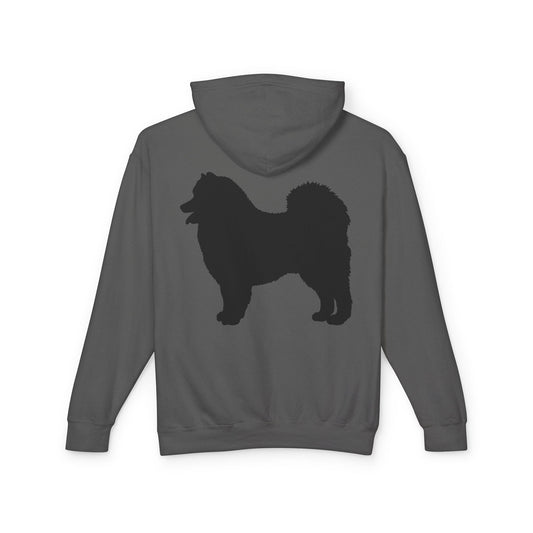 Samoyed Silhouette Unisex Lightweight Hoodie