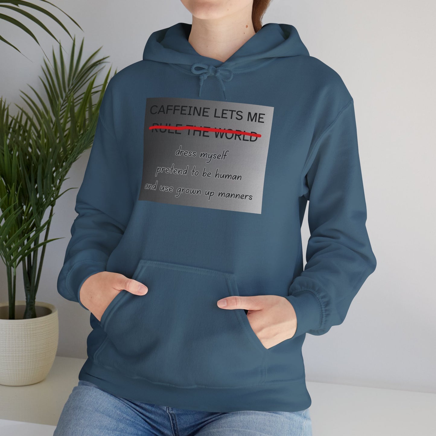 Caffeine Lets Me Unisex Hoodie