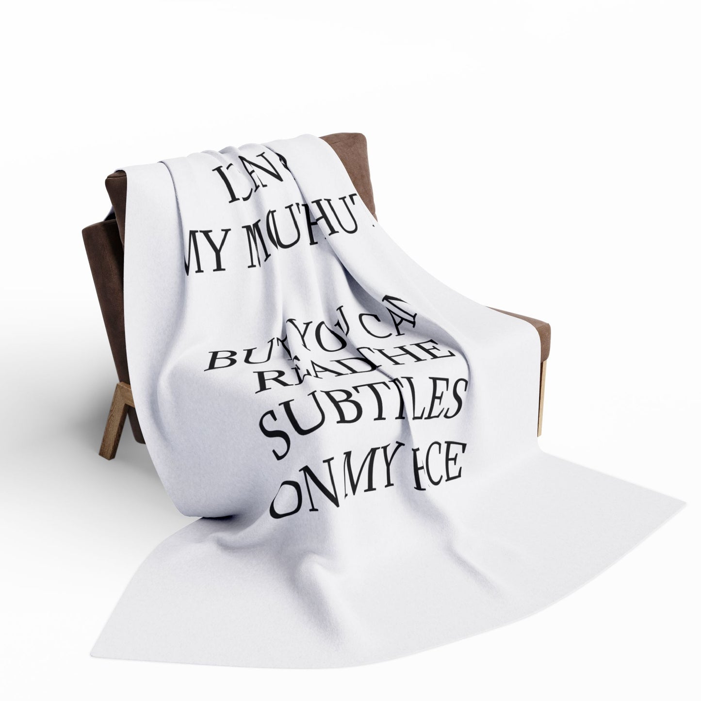Subtitles Arctic Fleece Blanket