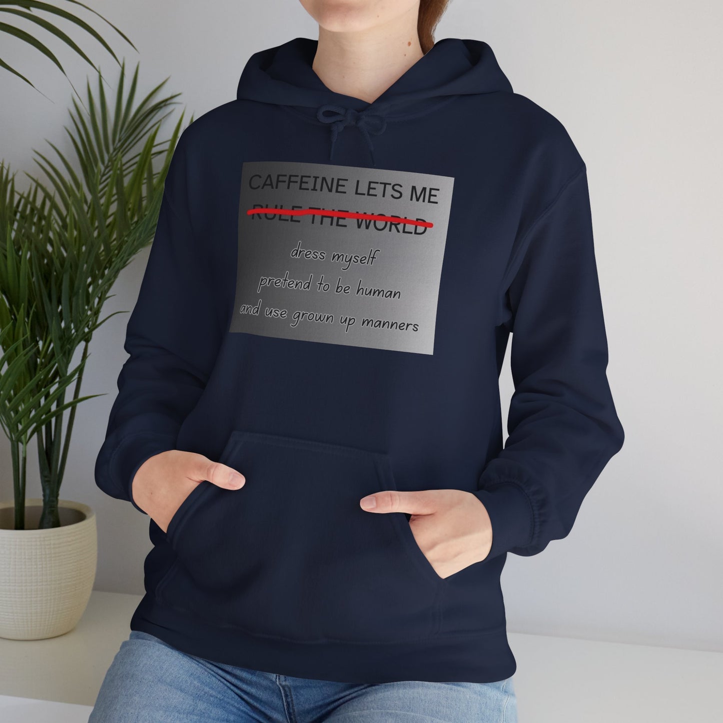 Caffeine Lets Me Unisex Hoodie