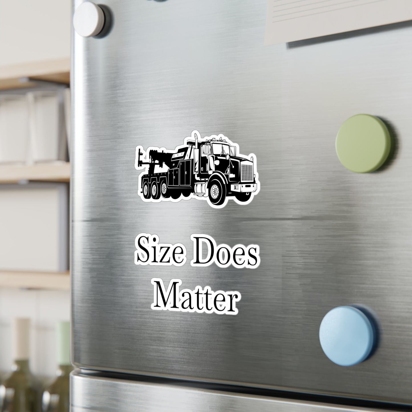 Size Does Matter Vinyl Decal