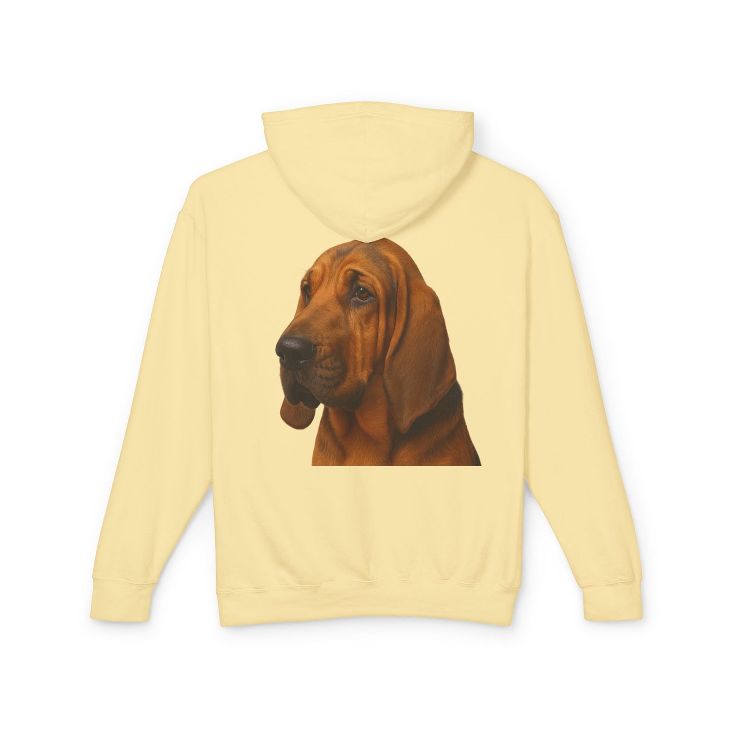 Bloodhound Head Unisex Lightweight Hoodie