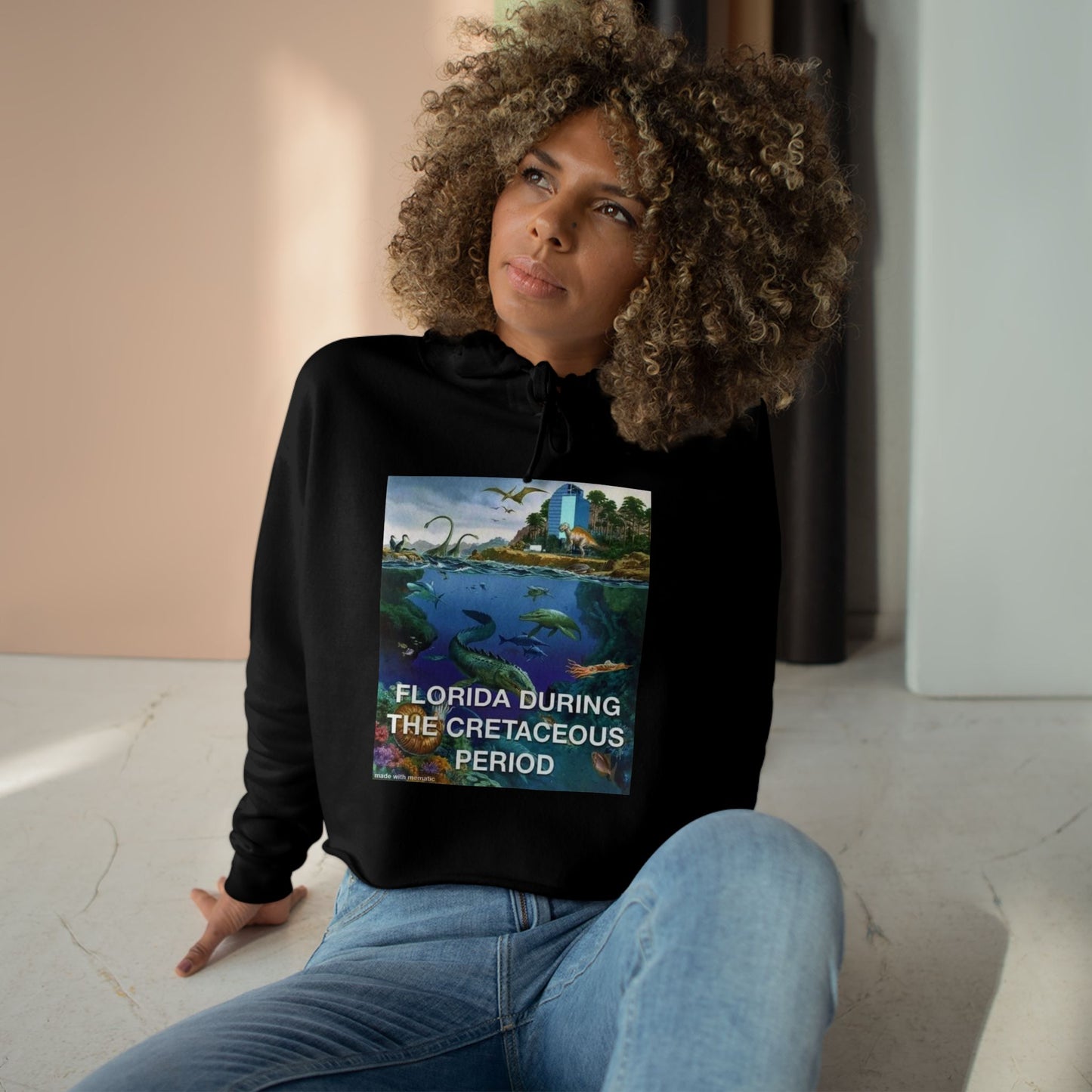 I-4 Eyesore Women's Crop Hoodie