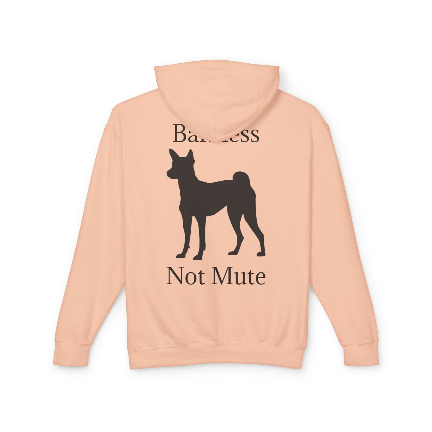 Barkless Not Mute Unisex Lightweight Hoodie