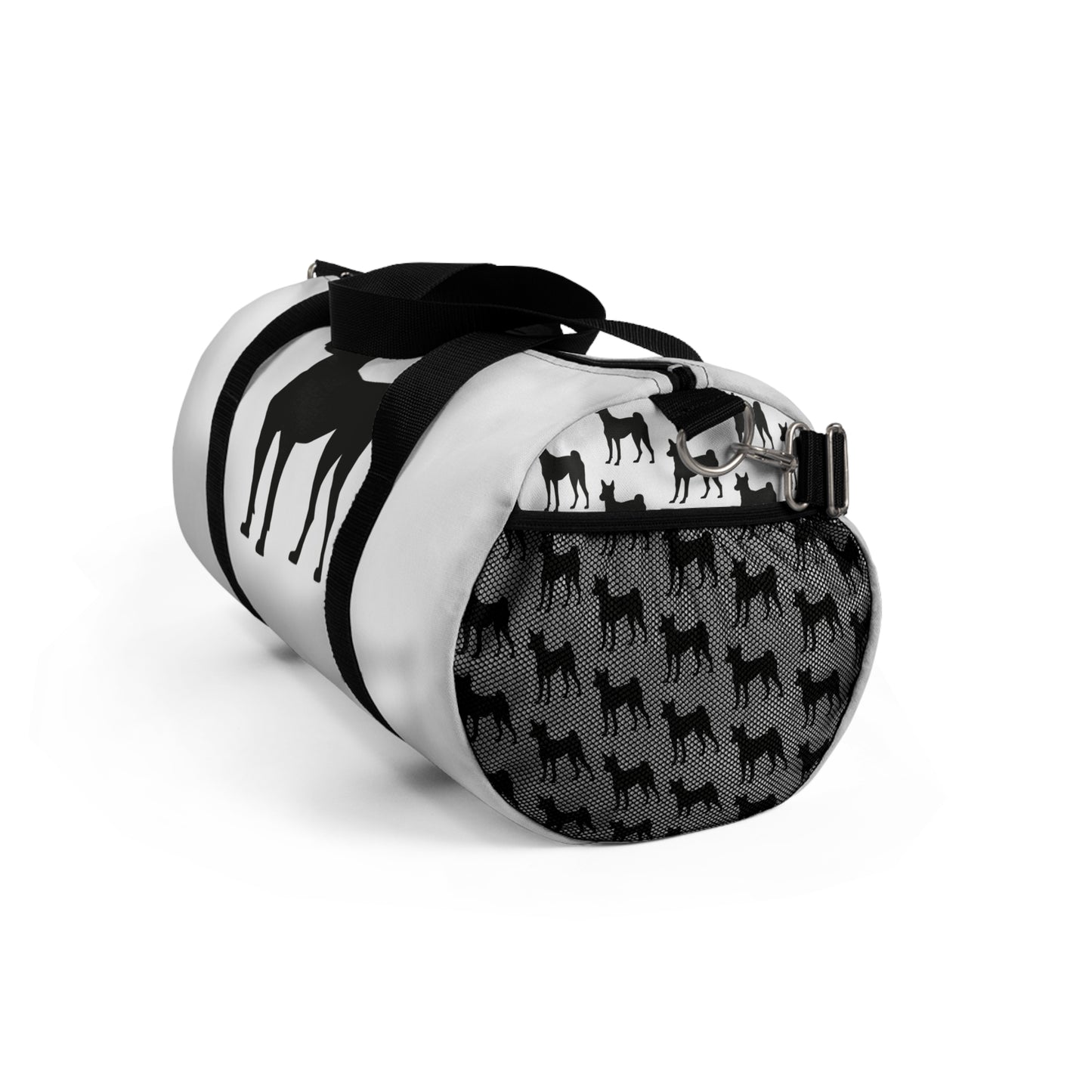 Basenji Silhouette Duffel Bag
