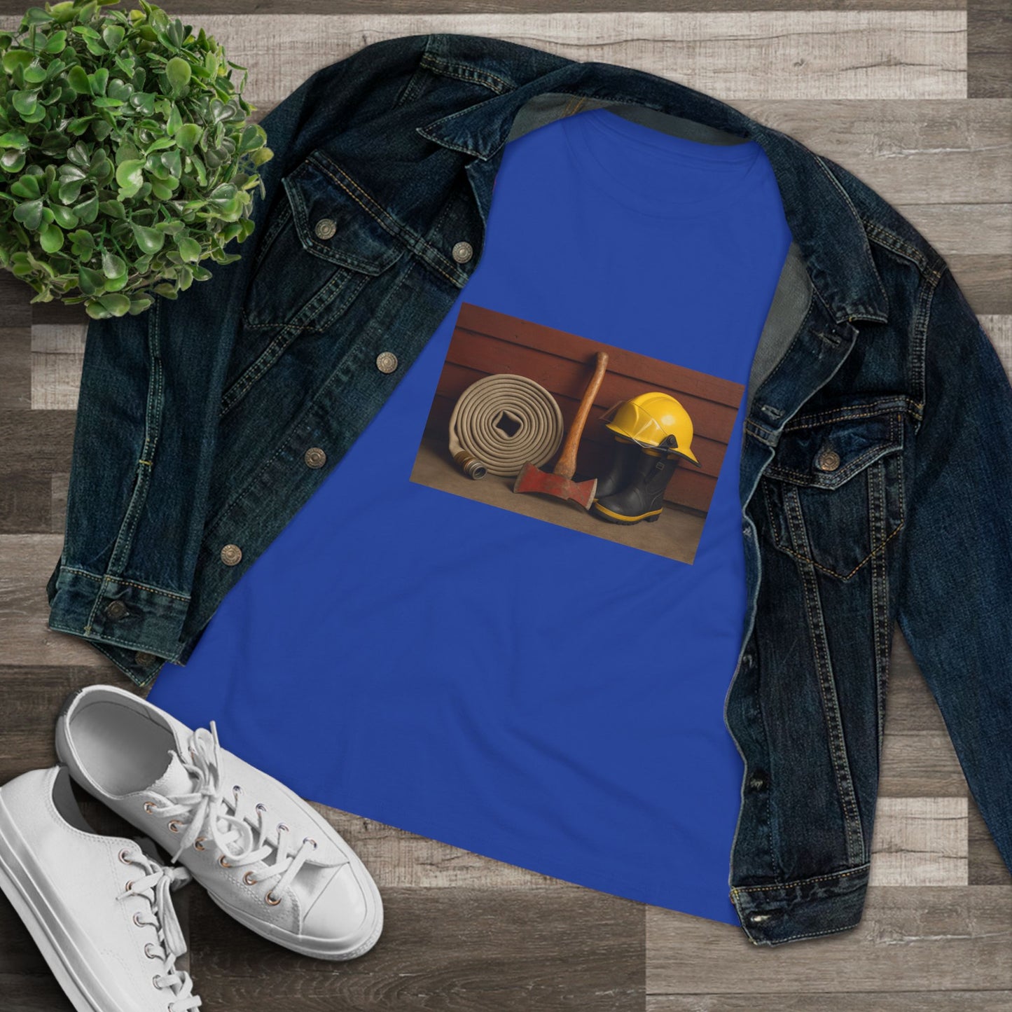 Fire/Rescue Appreciation Women's Short Sleeve Crewneck Tee