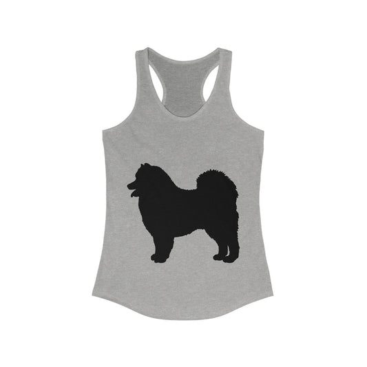Samoyed Silhouette Women's Racerback Tank