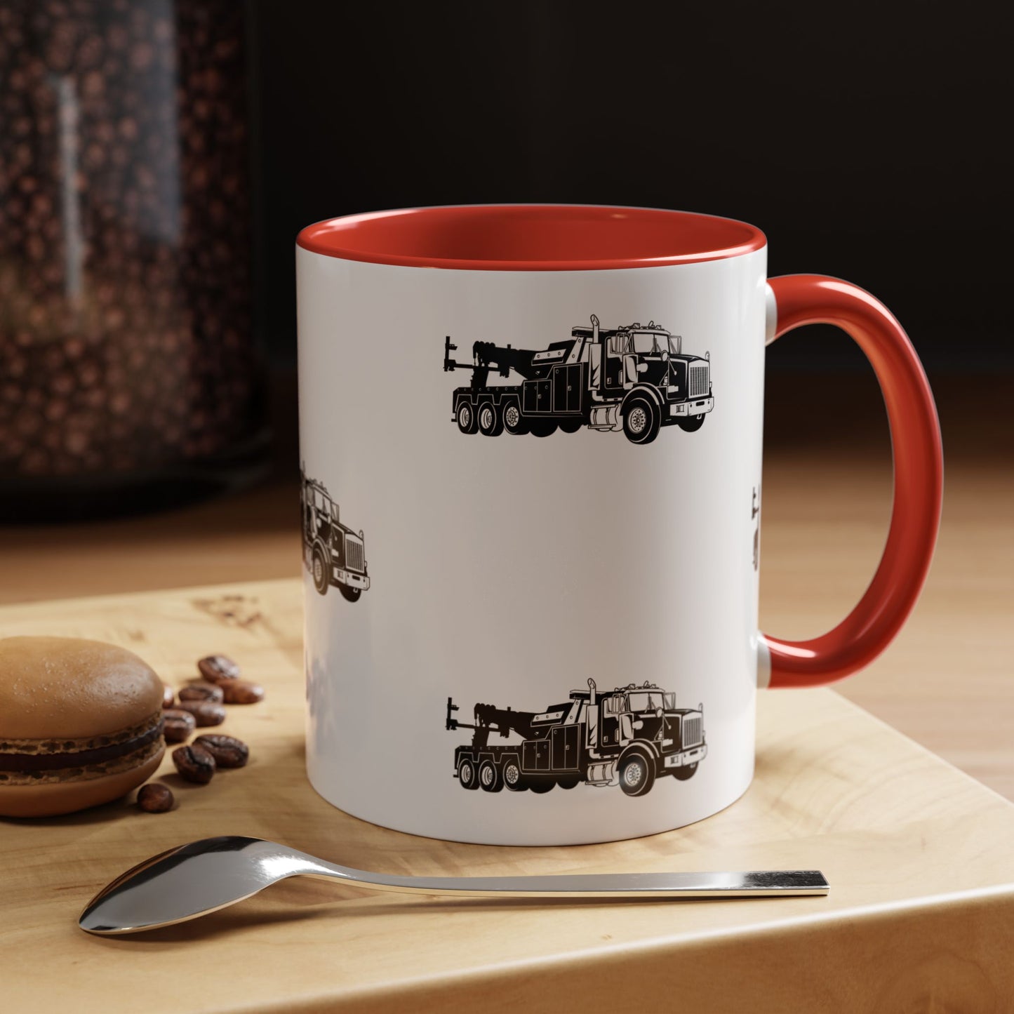 Heavy Tow Truck 2-Tone Coffee Mug