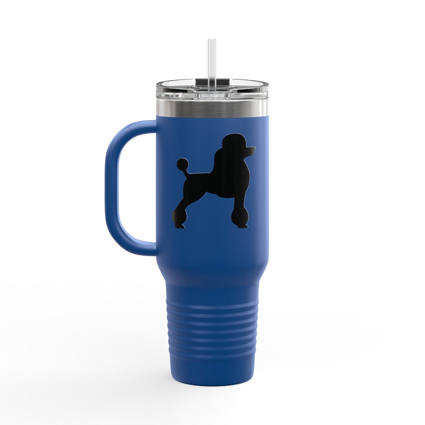 Poodle Silhouette Insulated Travel Mug