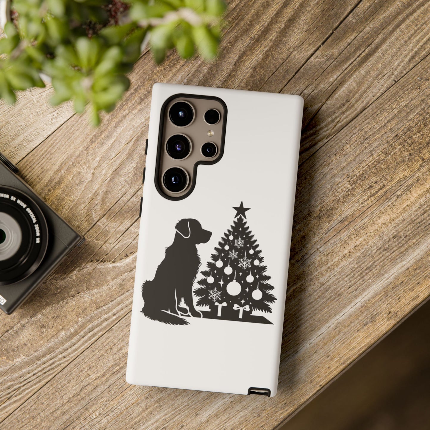 Golden Christmas Tree Samsung Case