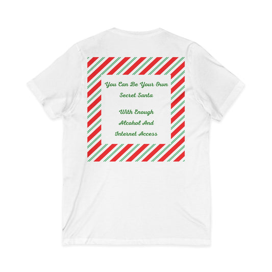 Your Own Secret Santa Unisex Short Sleeve V-Neck Tee