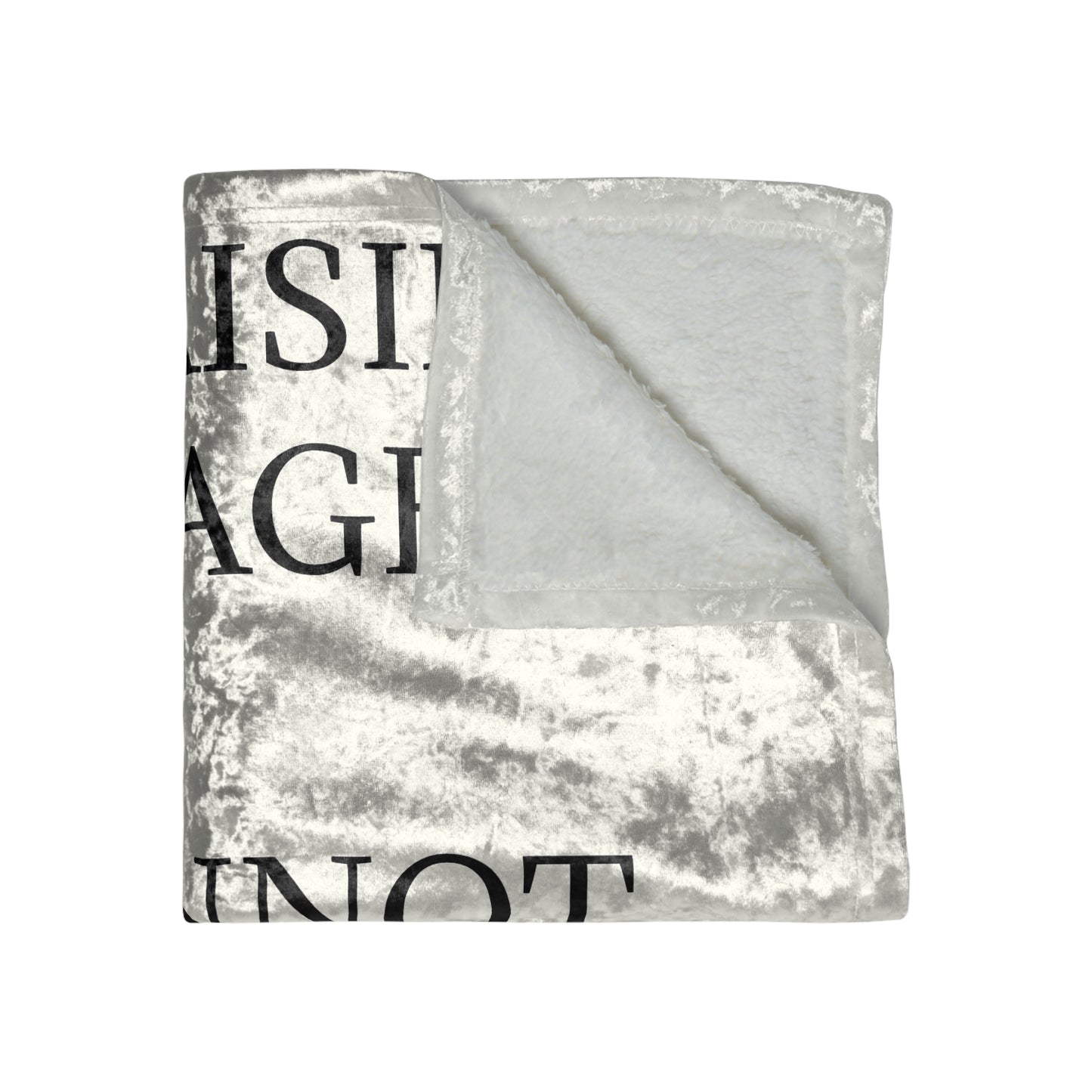 Raising Teenagers Crushed Velvet Blanket