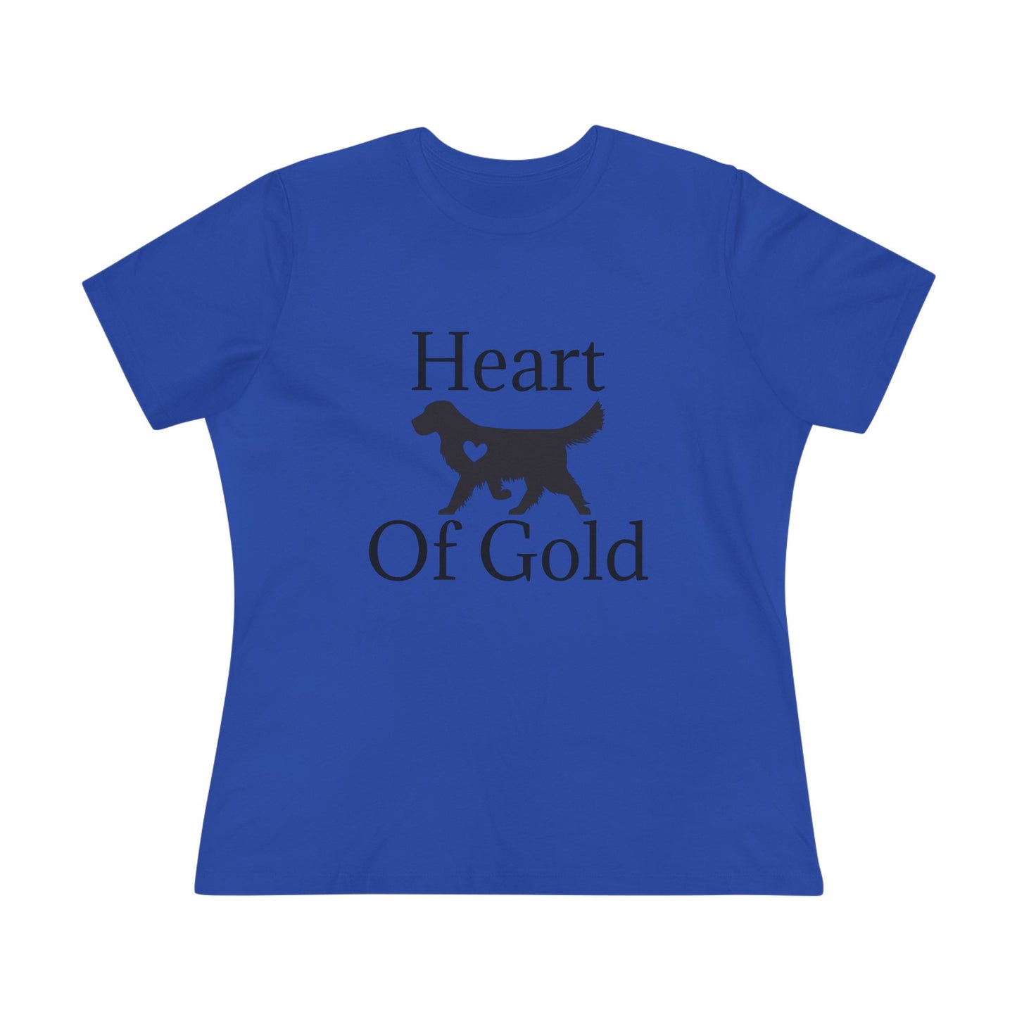 Heart Of Gold Women's Short Sleeve Crewneck Tee