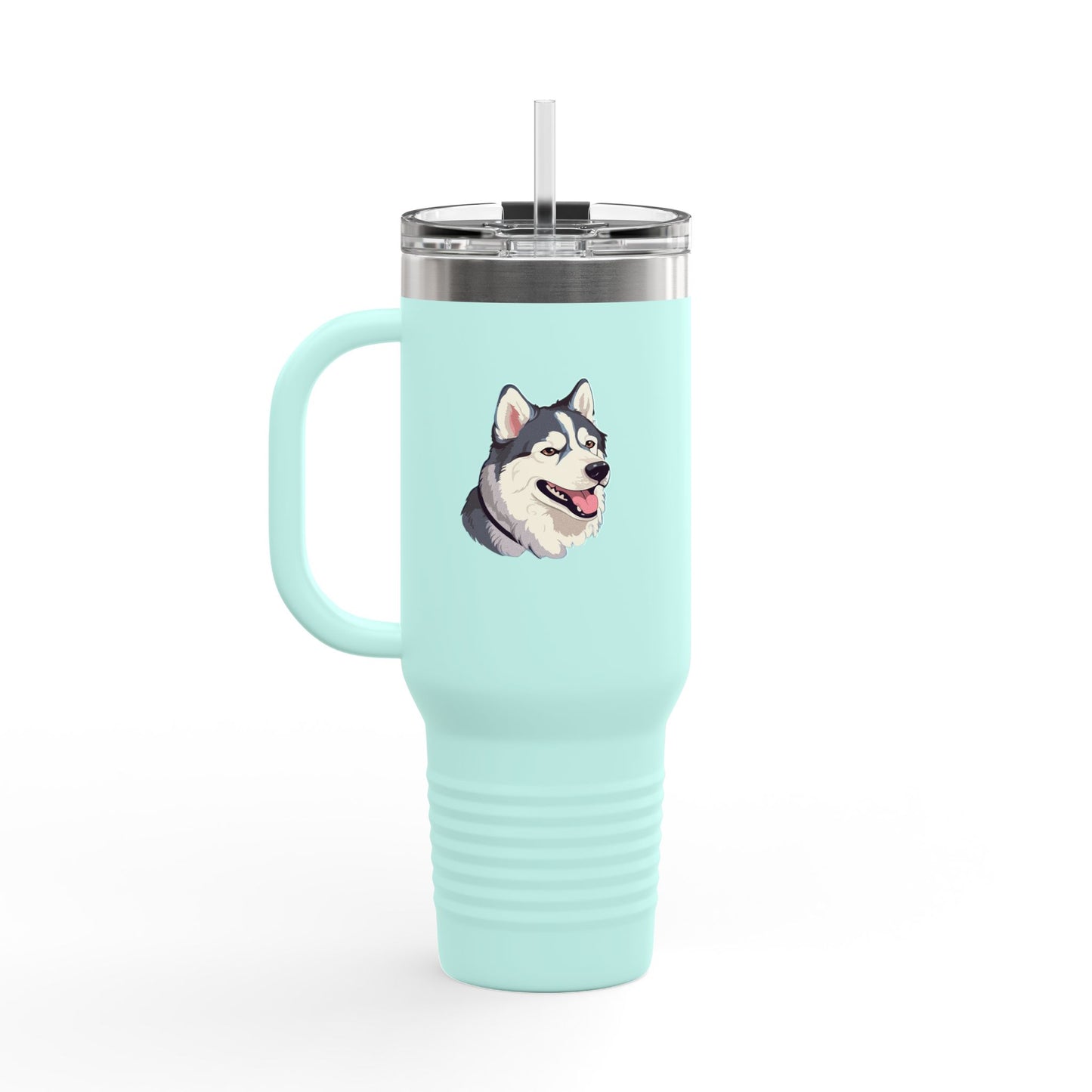 Malamute Head Insulated Travel Mug