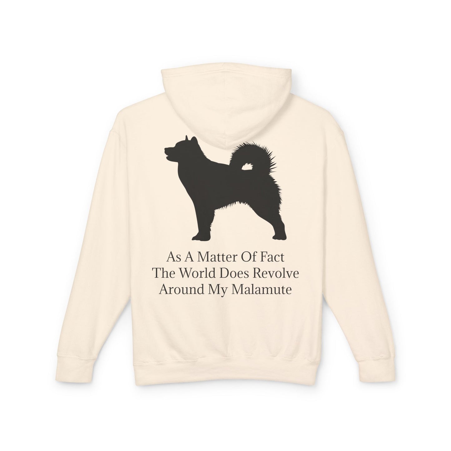 Matter Of Fact Malamute Unisex Lightweight Hoodie