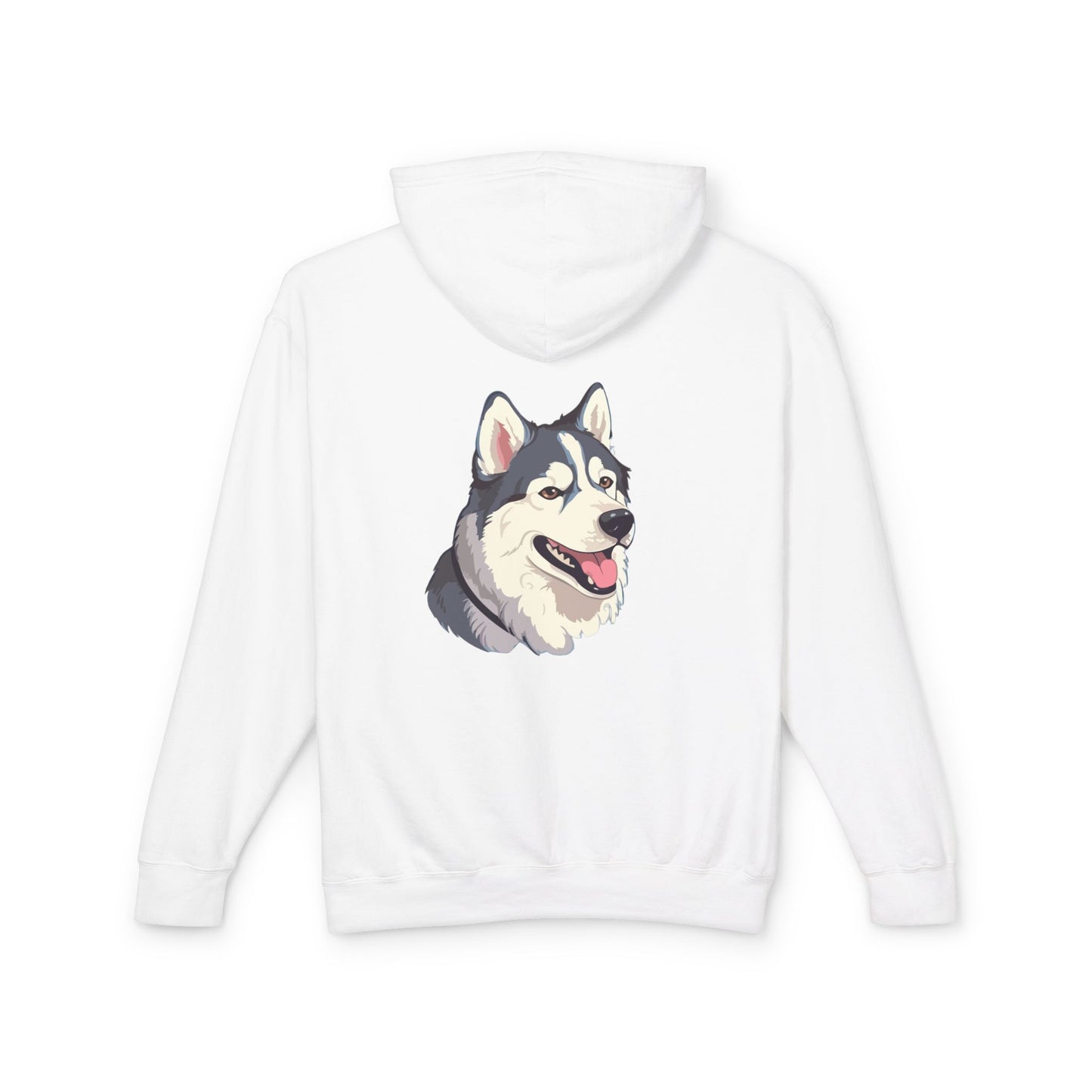 Malamute Head Unisex Lightweight Hoodie
