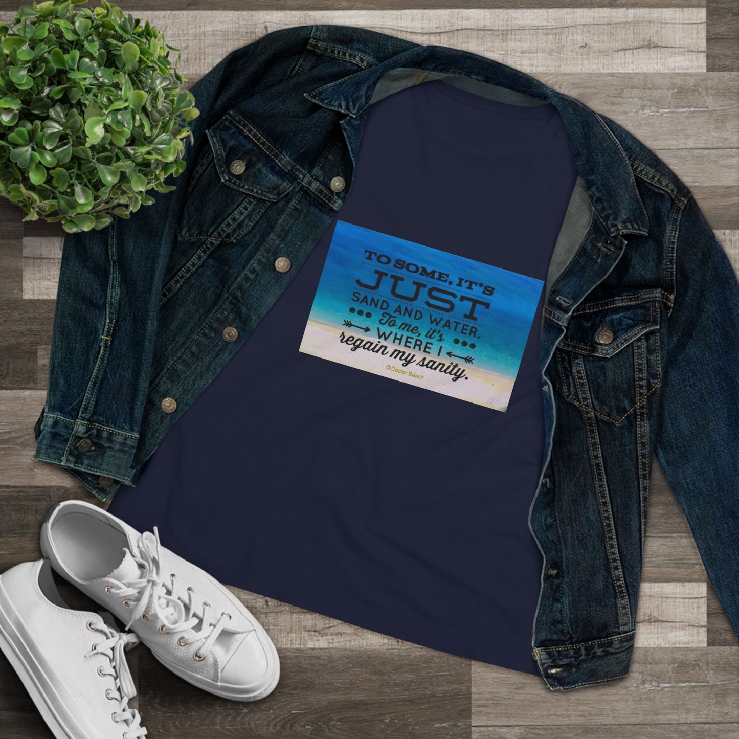 Dr. Beach Women's Short Sleeve Crewneck Tee