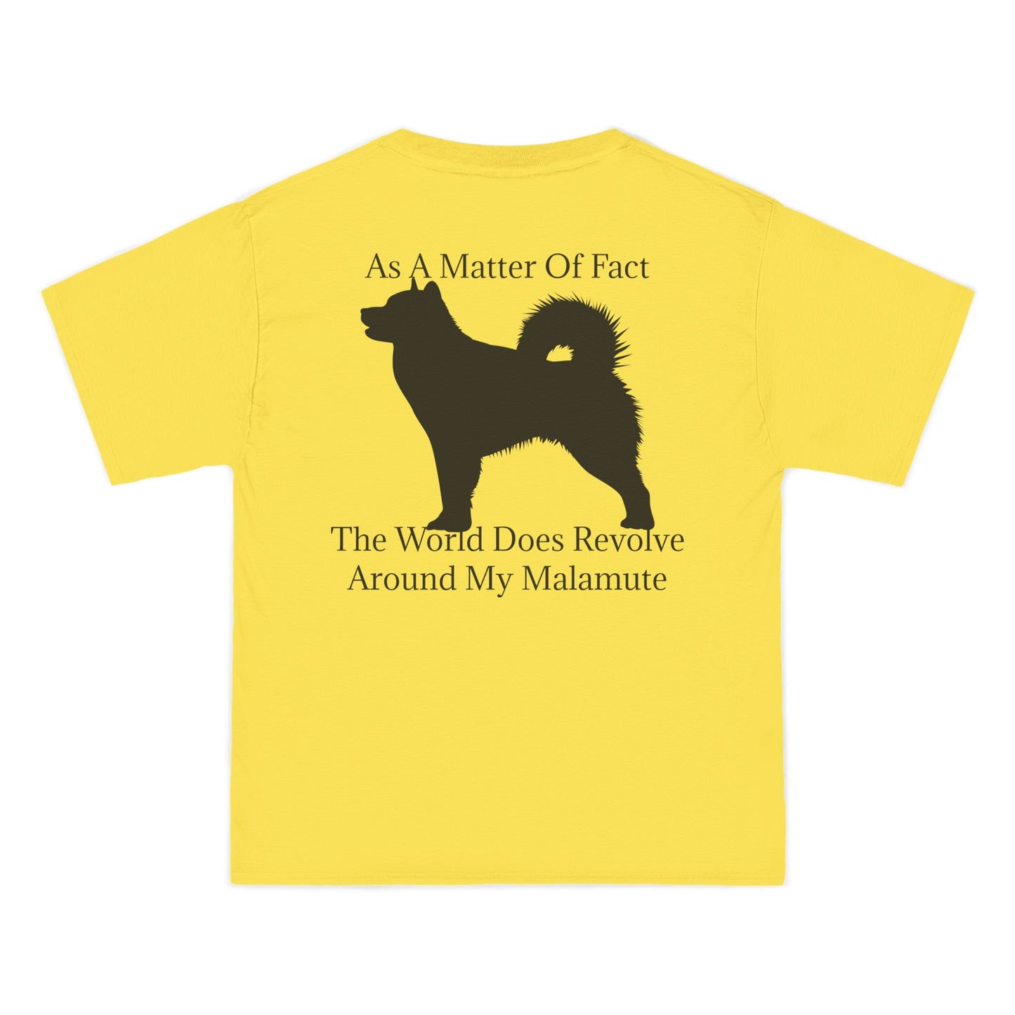 Matter Of Fact Malamute Men's Short-Sleeve Crewneck Tee