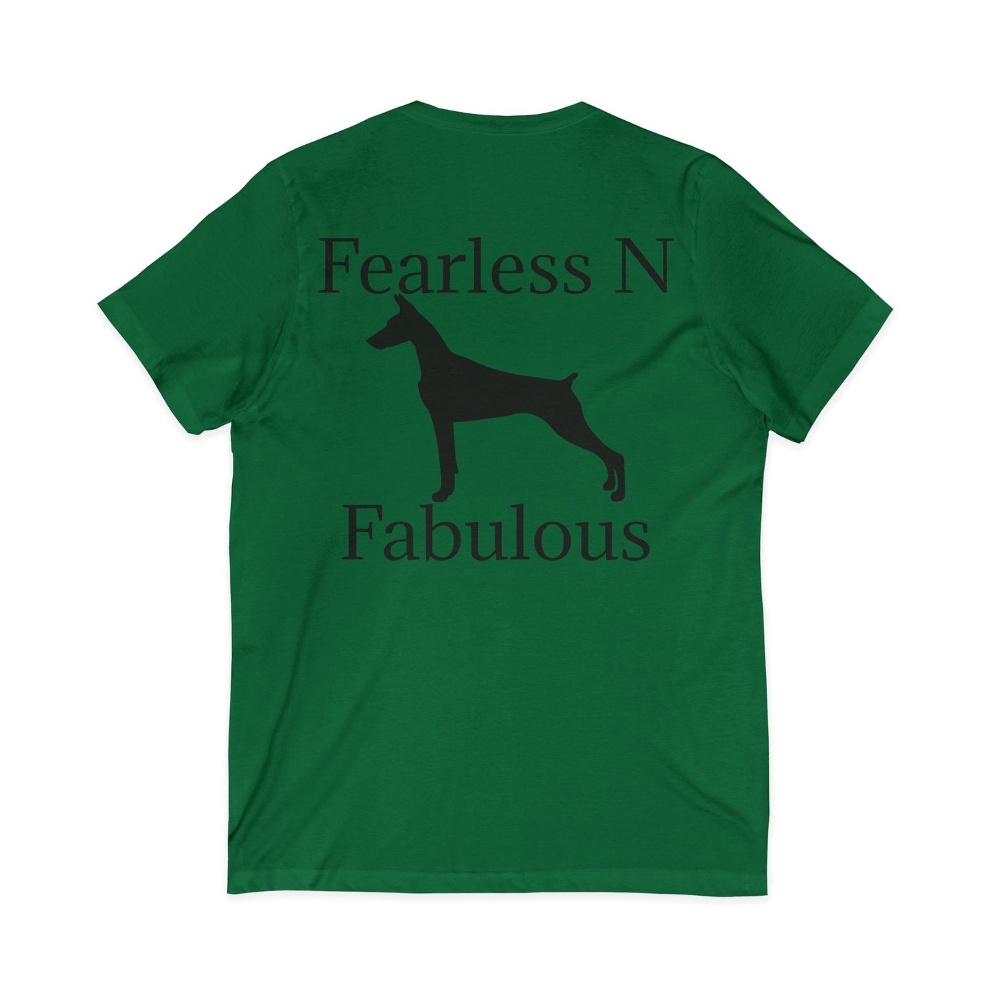 Fearless N Fabulous Unisex Short Sleeve V-Neck Tee