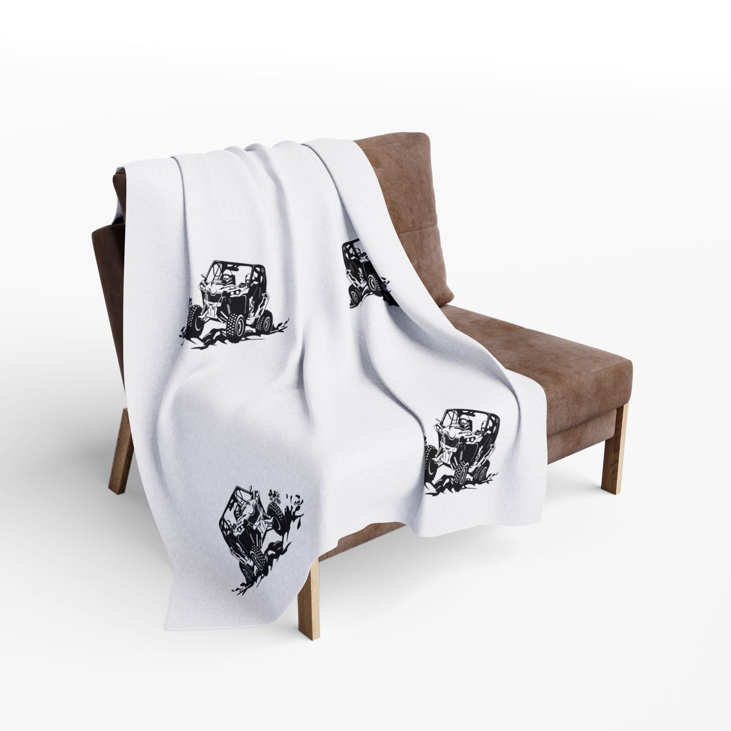 Slingin' Mud Side By Side Arctic Fleece Blanket