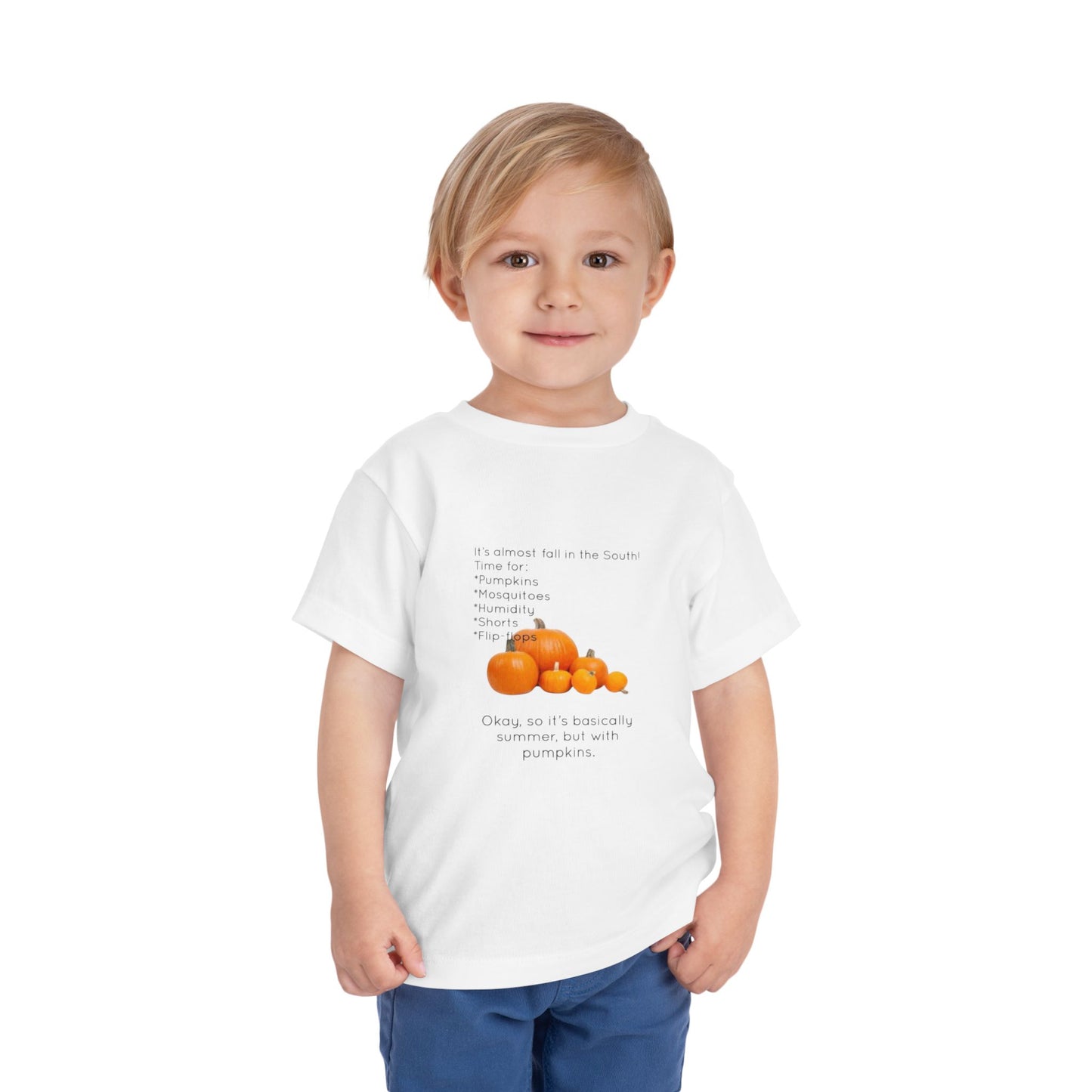 Fall In The South Toddler Unisex Short Sleeve Crewneck Tee