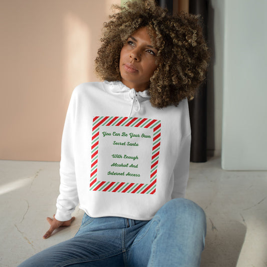 Your Own Secret Santa Women's Crop Hoodie