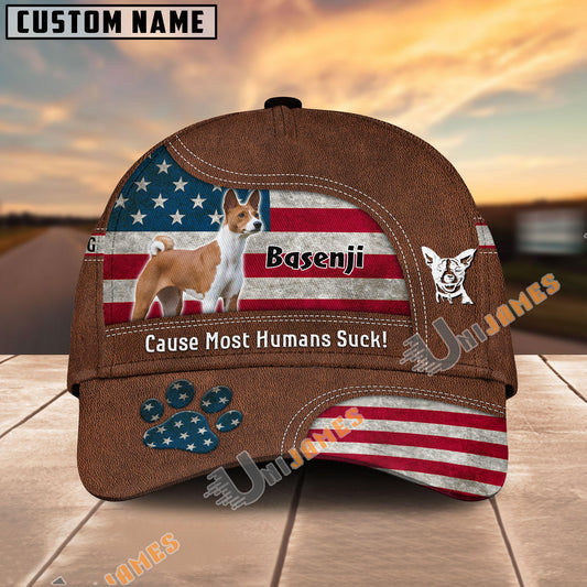 Humans Suck Basenji Hat