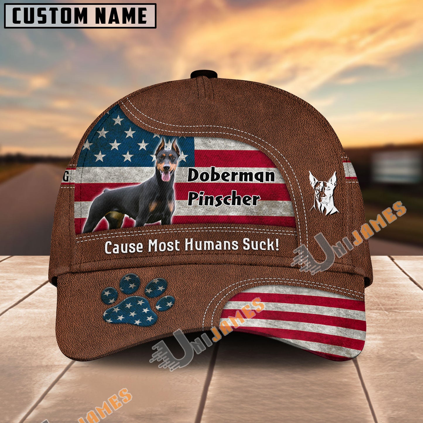 Humans Suck Doberman Hat