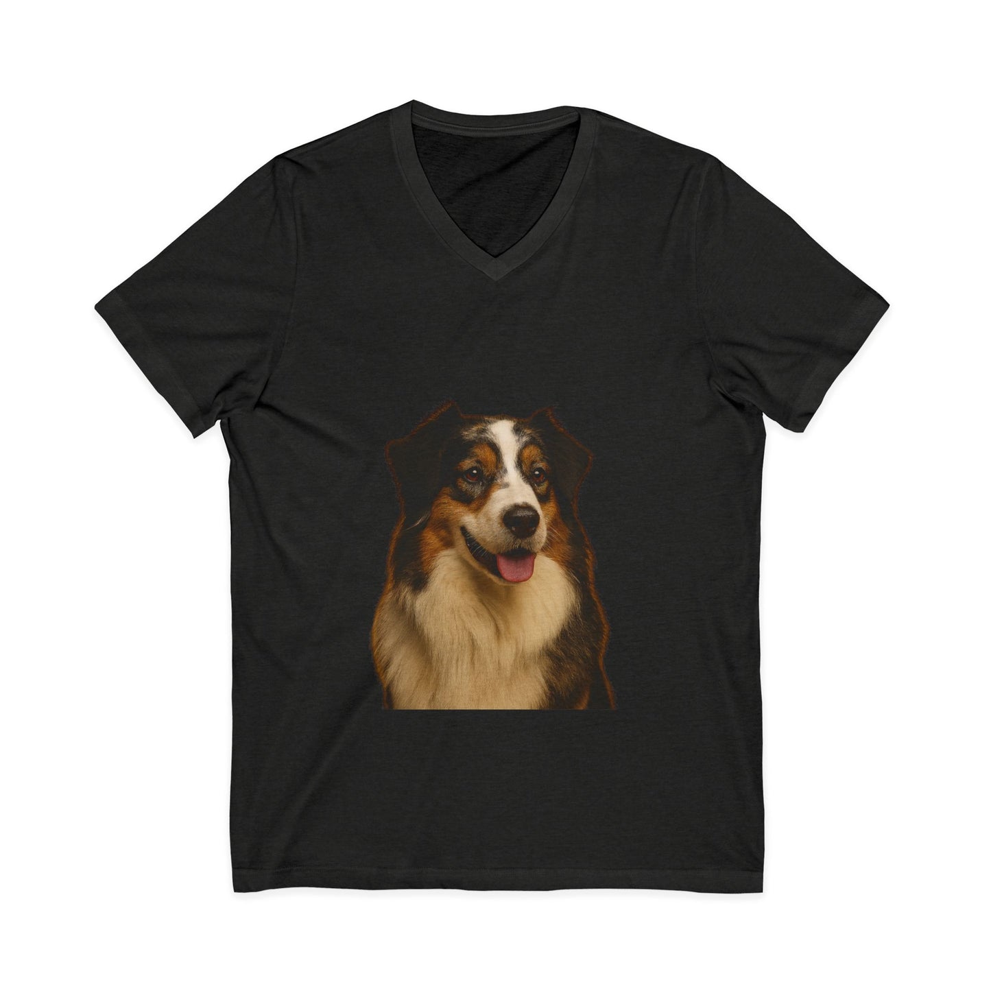 Aussie Head Unisex Short Sleeve V-Neck Tee