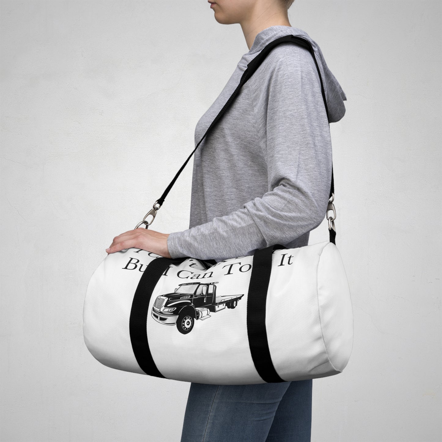 I Can't Fix Stupid Flatbed Tow Truck Duffel Bag