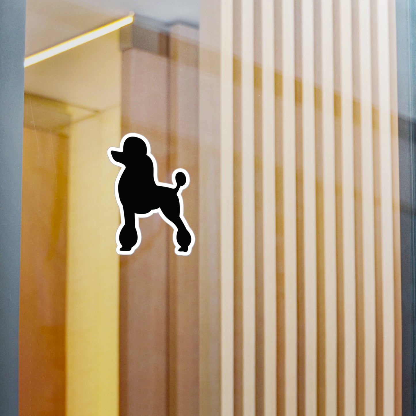Poodle Silhouette Vinyl Decal