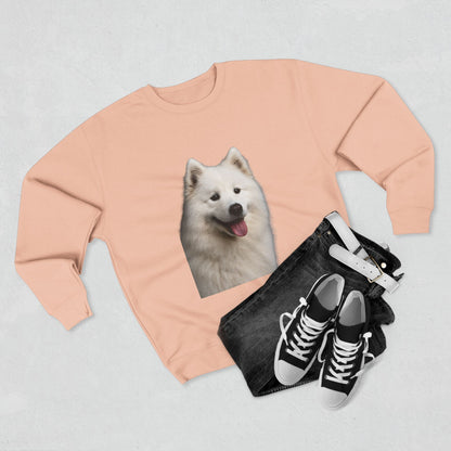 Samoyed Head Unisex Crewneck Sweatshirt