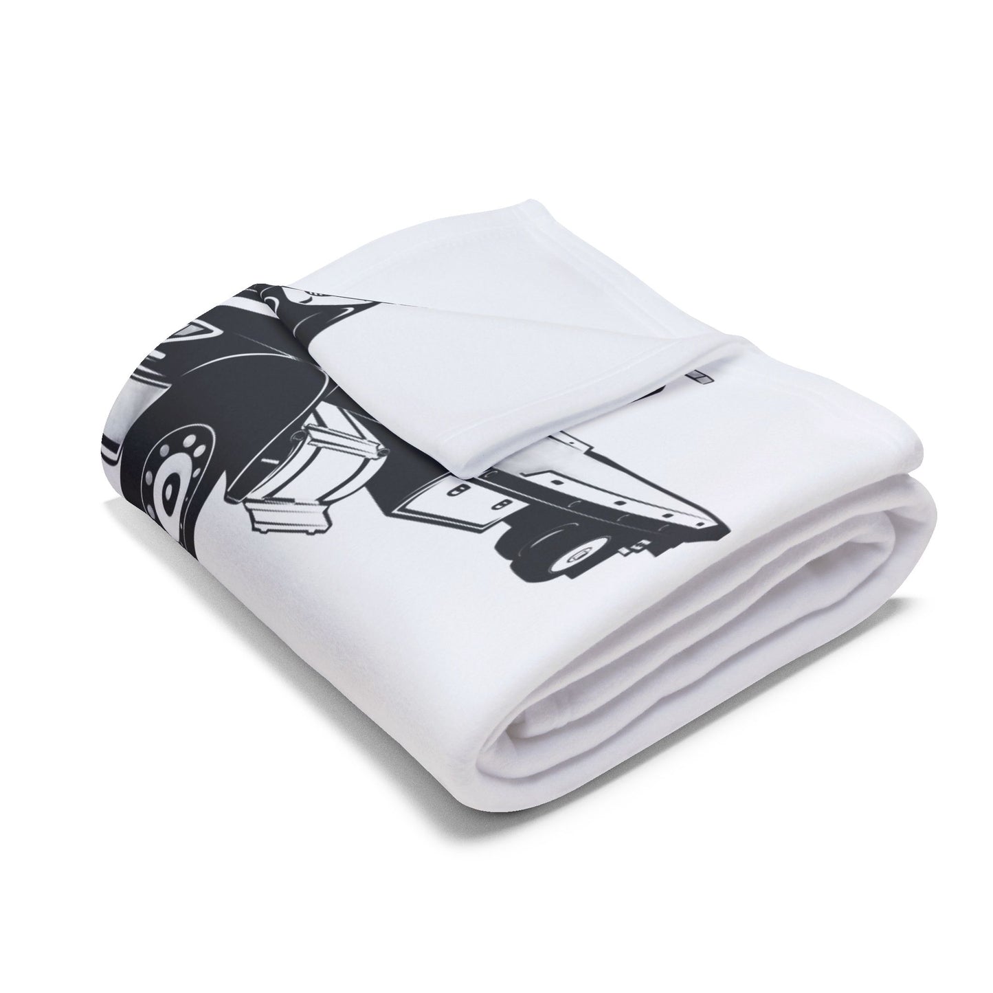 I Can't Fix Stupid Flatbed Tow Truck Arctic Fleece Blanket