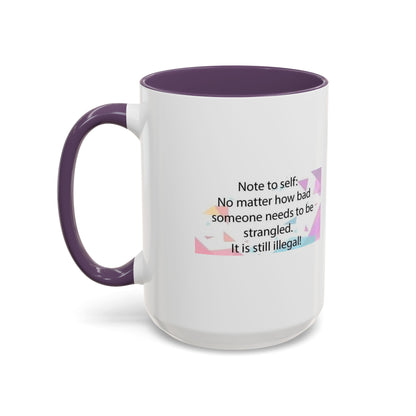 Note To Self 2-Tone Coffee Mug