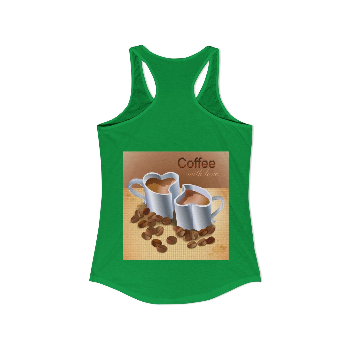 Coffee With Love Women's Racerback Tank