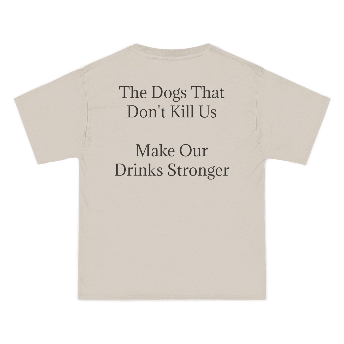 Drinks Stronger Men's Short-Sleeve Crewneck Tee