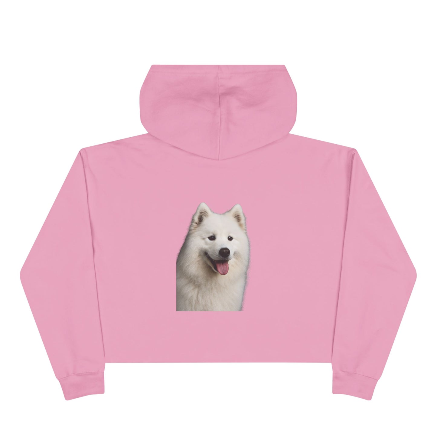 Samoyed Head Women's Crop Hoodie