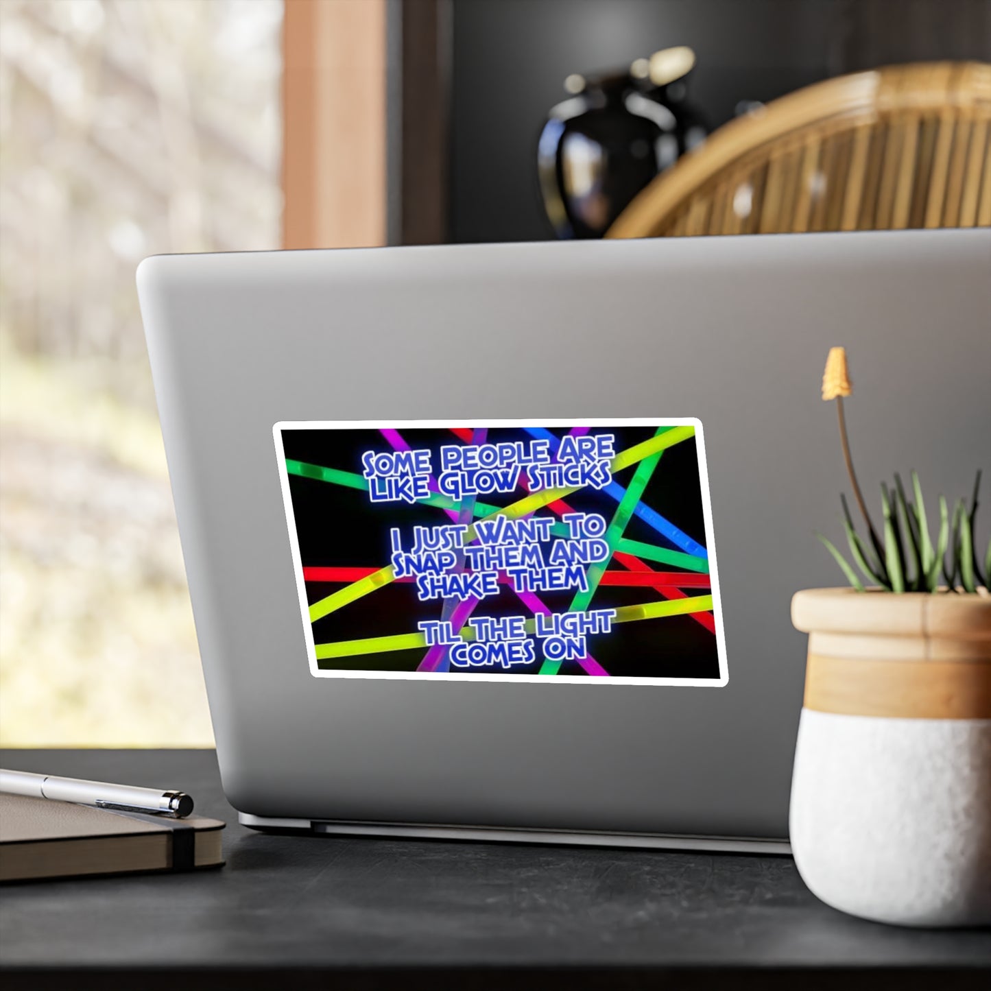 Glow Sticks Vinyl Decal