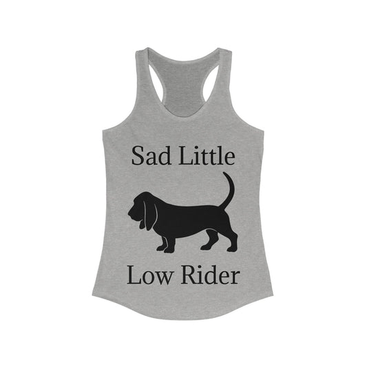 Sad Little Low Rider Women's Racerback Tank