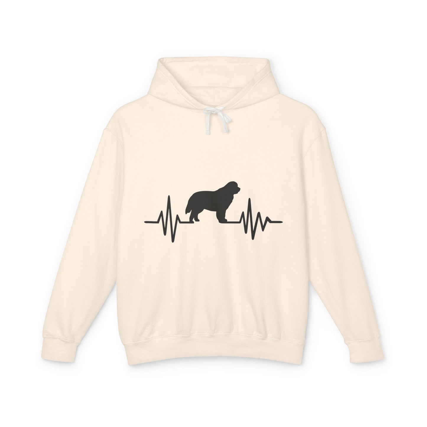 My Heart Beats For Newfies Unisex Lightweight Hoodie