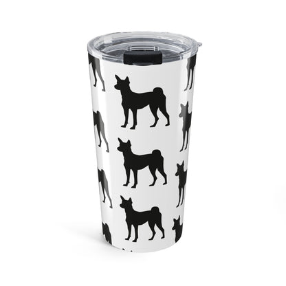 Basenji Silhouette Tumbler