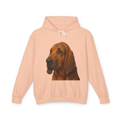 Bloodhound Head Unisex Lightweight Hoodie